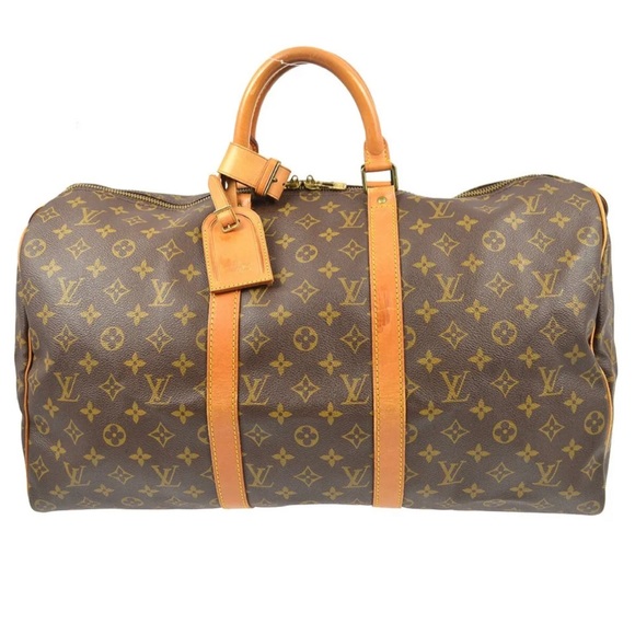 Authentic Louis Vuitton Monogram Keepall 50 Travel Bag 🧳 - Picture 1 of 5